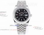 C Factory Best Copy Rolex Datejust Swiss 3235 Mechanical Black Dial 41mm 